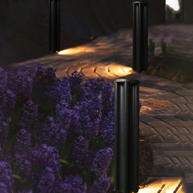 Lumières rondes noires de pelouse de DDK-LL202 10W pour la prairie de jardin